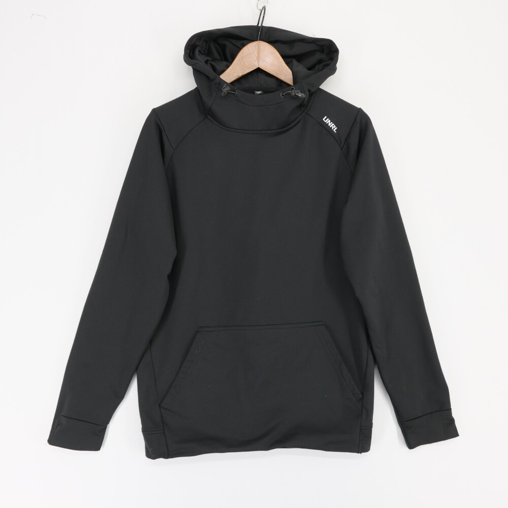 UNRL Crossover II Hoodie Mens M Black Performance Stretch Scuba Pullover